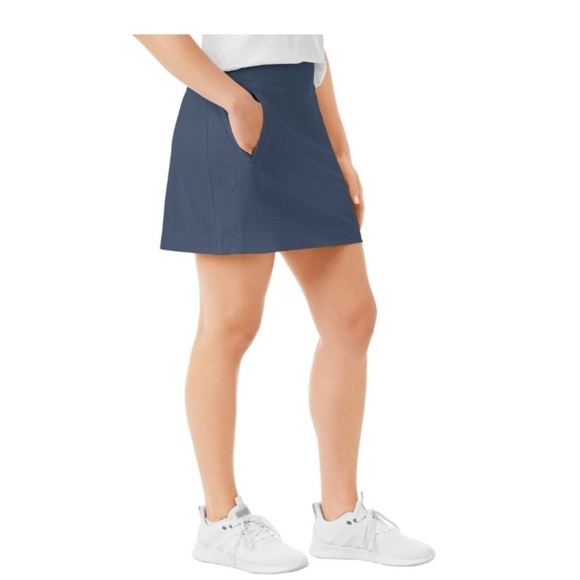 NWT Member’s Mark stretch skort Washed Indigo XXL - Picture 3 of 9